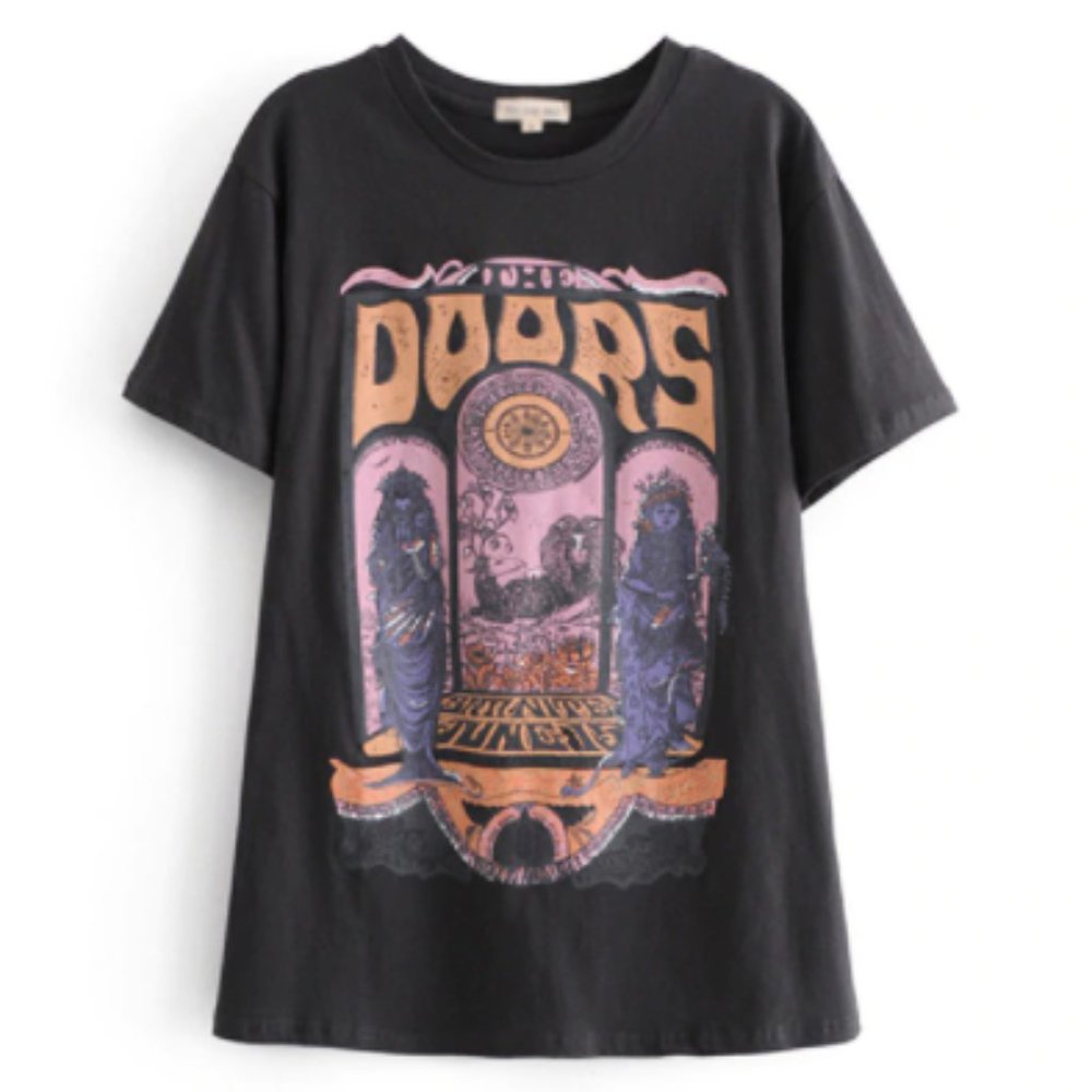 THE DOORS dark grey shirt LARGE